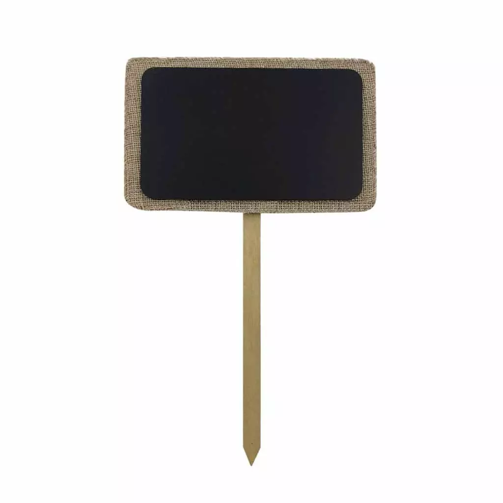 Top 10 ✔️ 12 Pack: Assorted 10" Burlap Chalkboard Stake by ArtMinds™ 🔥 - Image 3