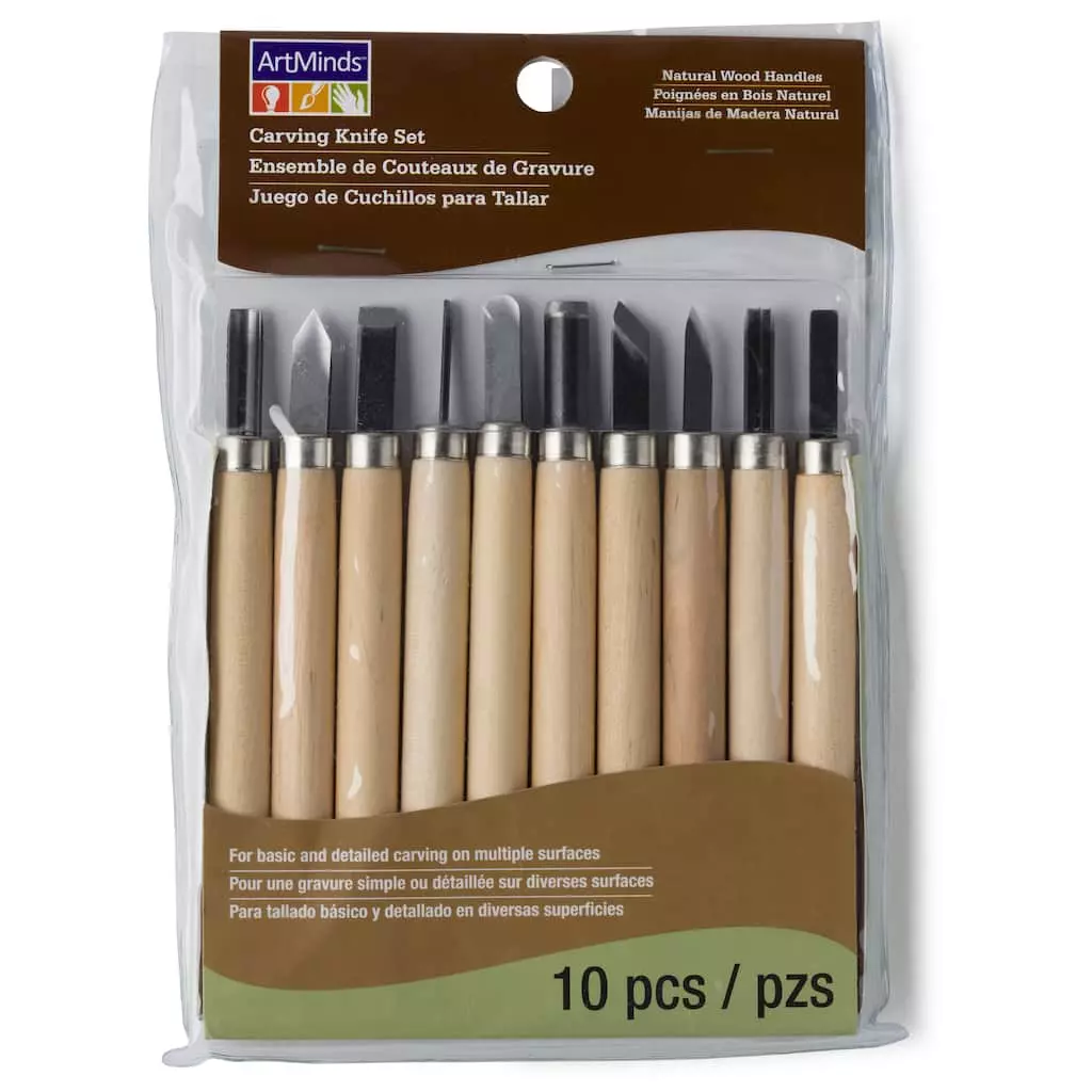 Promo โ 6 Packs: 10 ct. (60 total) Wood Carving Knife Set by ArtMinds™ ๐ - Image 3