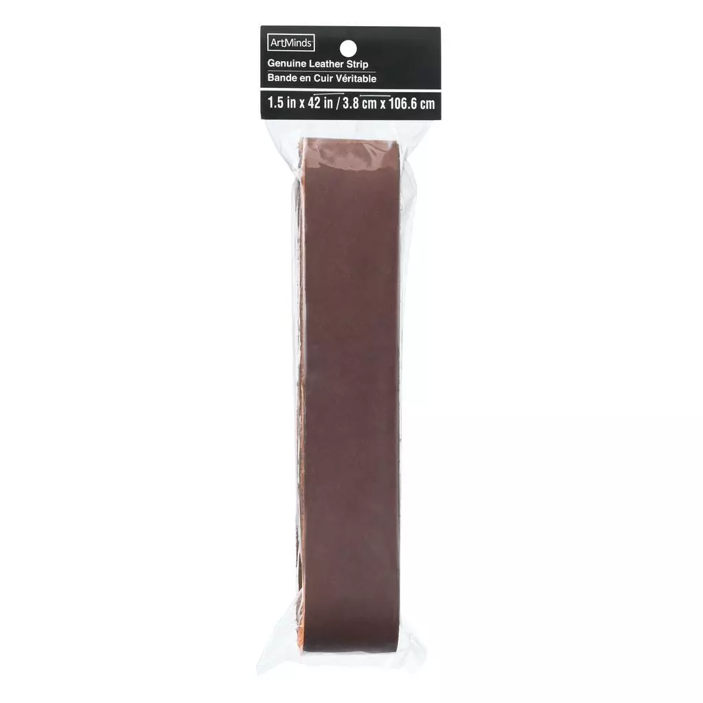 Best reviews of 🤩 6 Pack: Brown Leather Strip by ArtMinds™ 😀 - Image 3