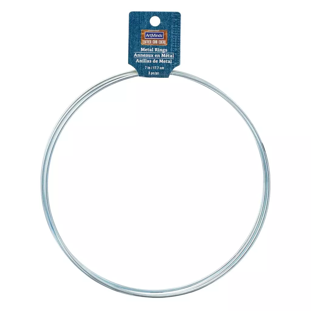 Cheap 🌟 12 Packs: 3 ct. (36 total) 7" Metal Rings by ArtMinds™ 🔥