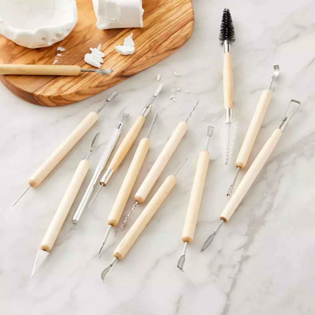 Outlet 🎁 6 Pack: 11 Piece Clay Tool Set by ArtMinds™ 🛒 - Image 2