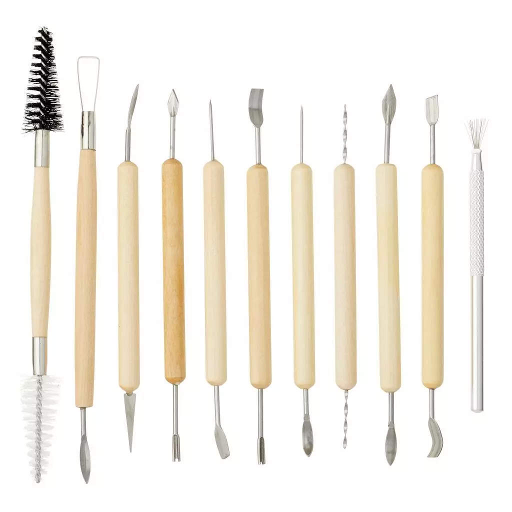 Outlet 🎁 6 Pack: 11 Piece Clay Tool Set by ArtMinds™ 🛒 - Image 3