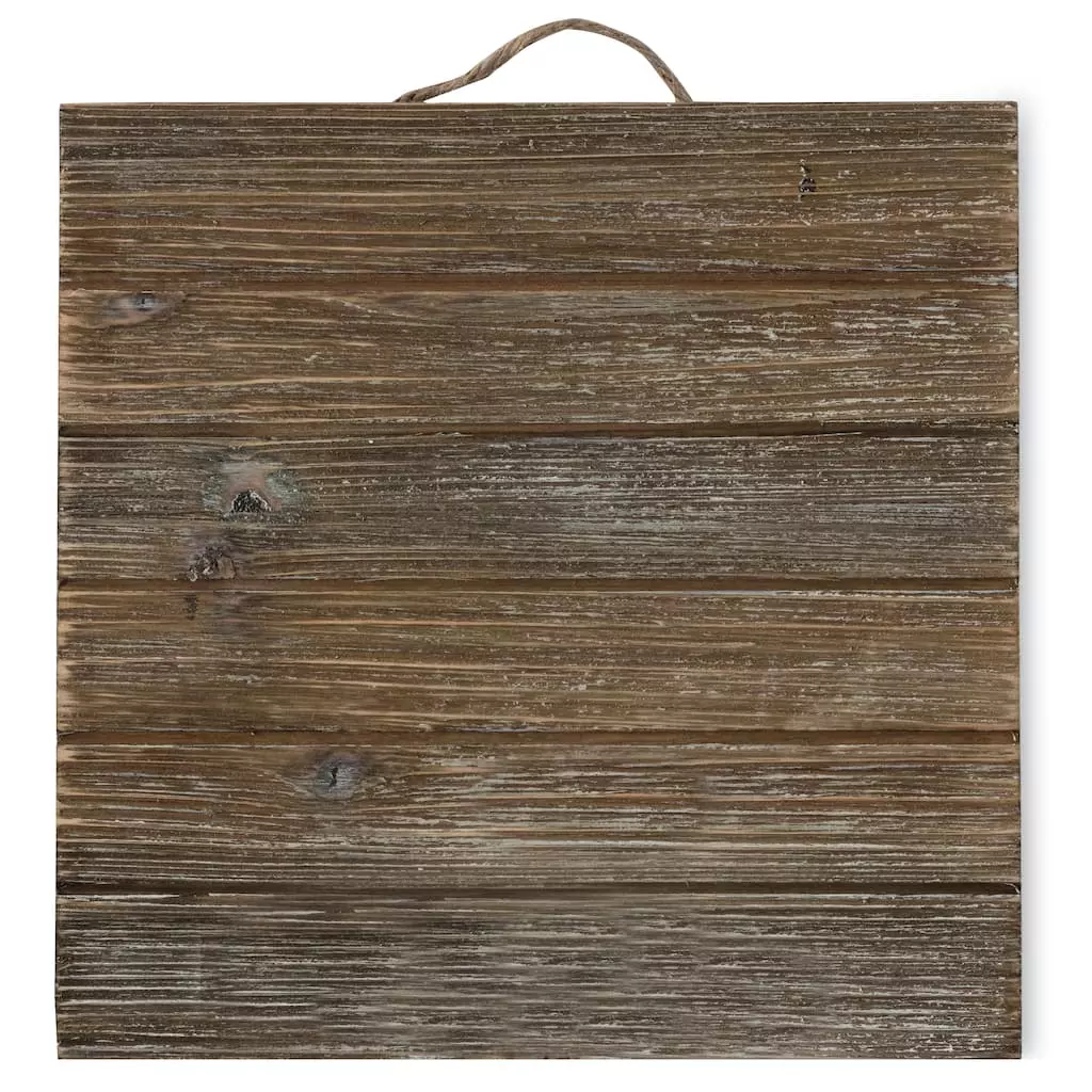 Cheap 💯 12 Pack: 8" Gray Wash Wood Square Plaque by ArtMinds™ ⌛ - Image 2