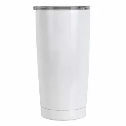 Promo 🥰 24 Pack: 18.5oz. White Stainless Steel Tumbler by ArtMinds™ 🎁
