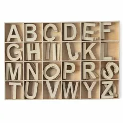 Discount 🤩 6 Packs: 121 ct. (726 total) Wood Letter Set by ArtMinds™ ⌛