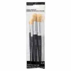Brand new ✔️ 12 Packs: 4 ct. (48 total) Stencil Brush Set by ArtMinds™ DIY Home 🥰